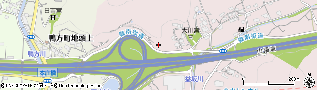 岡山県浅口市鴨方町益坂222周辺の地図