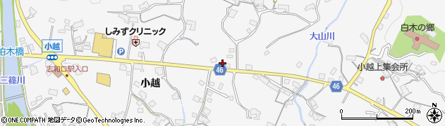 広島県広島市安佐北区白木町小越428周辺の地図