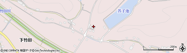 広島県福山市神辺町上竹田1486周辺の地図