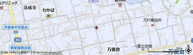 広島県福山市駅家町万能倉673周辺の地図