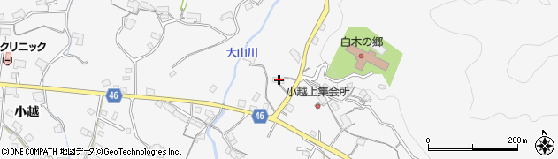 広島県広島市安佐北区白木町小越818周辺の地図