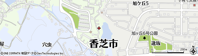 奈良県香芝市上中1180周辺の地図