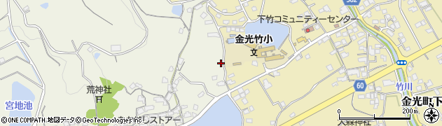 岡山県浅口市金光町占見新田3129周辺の地図
