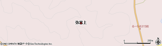 山口県萩市弥富上周辺の地図