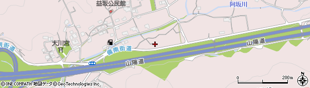岡山県浅口市鴨方町益坂1162周辺の地図