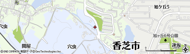 奈良県香芝市穴虫241周辺の地図