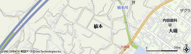 兵庫県淡路市楠本周辺の地図