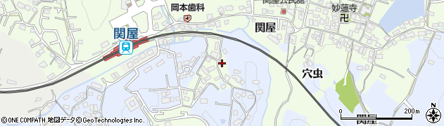 奈良県香芝市関屋983周辺の地図