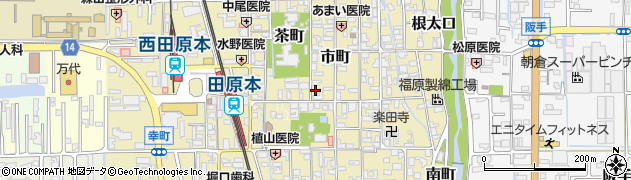 奈良県磯城郡田原本町市町571周辺の地図