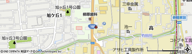 奈良スバル自動車香芝店周辺の地図