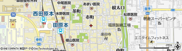奈良県磯城郡田原本町市町622周辺の地図