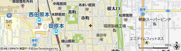奈良県磯城郡田原本町市町636周辺の地図