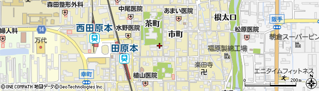 奈良県磯城郡田原本町586周辺の地図