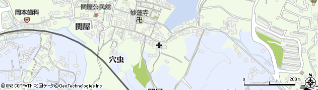 奈良県香芝市関屋1299周辺の地図