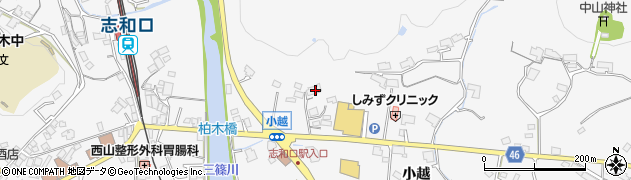 広島県広島市安佐北区白木町小越177周辺の地図