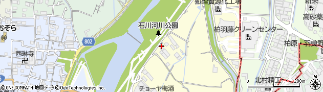 大阪府羽曳野市川向235周辺の地図