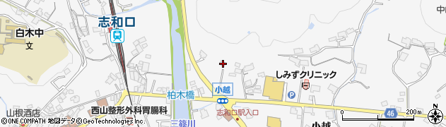 広島県広島市安佐北区白木町小越115周辺の地図