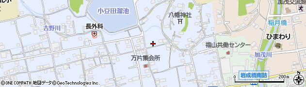 広島県福山市駅家町万能倉177周辺の地図