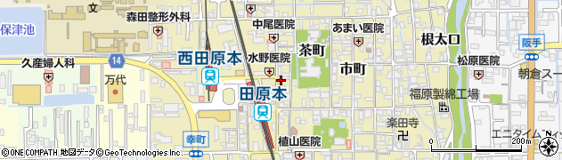 奈良県磯城郡田原本町185周辺の地図