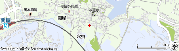 奈良県香芝市関屋1193周辺の地図