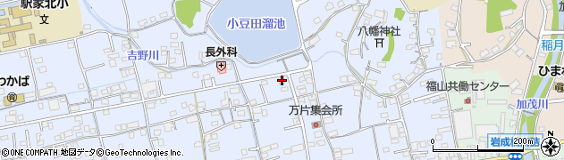 広島県福山市駅家町万能倉215周辺の地図