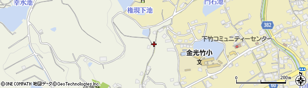 岡山県浅口市金光町占見新田2998周辺の地図