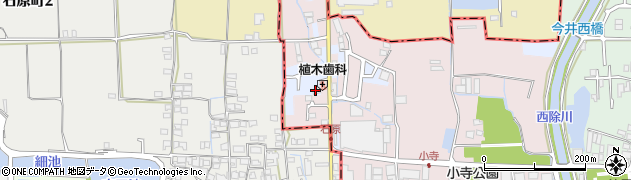 大阪府堺市美原区石原周辺の地図