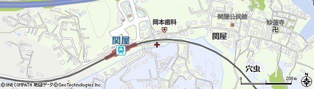 奈良県香芝市関屋947周辺の地図