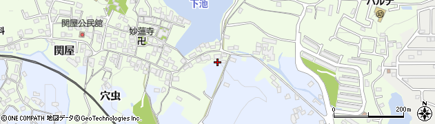 奈良県香芝市穴虫266周辺の地図