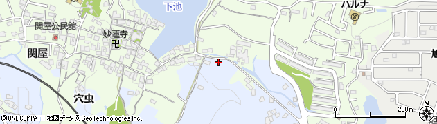 奈良県香芝市関屋1267周辺の地図