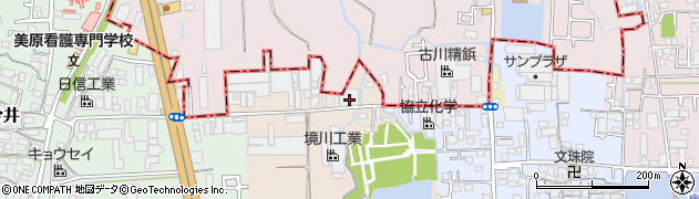 大阪府堺市美原区大保185周辺の地図