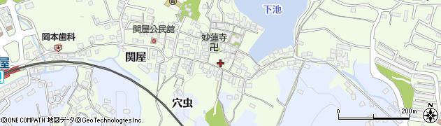 奈良県香芝市関屋1310周辺の地図
