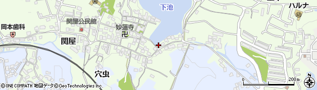 奈良県香芝市関屋1286周辺の地図