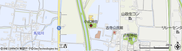 小北稲荷神社周辺の地図
