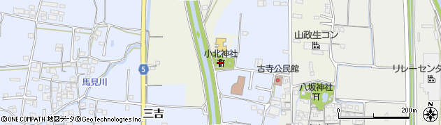 小北神社周辺の地図
