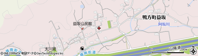 岡山県浅口市鴨方町益坂454周辺の地図