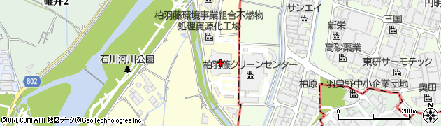 大阪府羽曳野市川向27周辺の地図