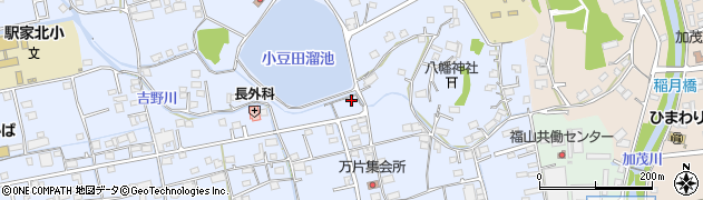 広島県福山市駅家町万能倉185周辺の地図