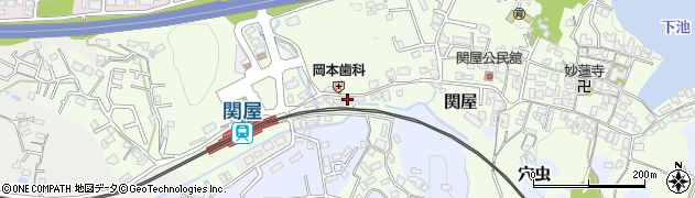 奈良県香芝市関屋951周辺の地図