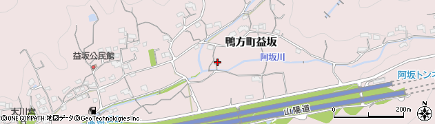 岡山県浅口市鴨方町益坂794周辺の地図
