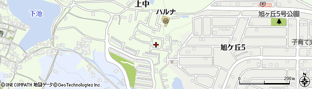 奈良県香芝市上中1228周辺の地図
