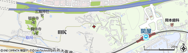 奈良県香芝市関屋814周辺の地図
