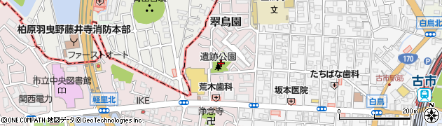 大阪府羽曳野市翠鳥園周辺の地図