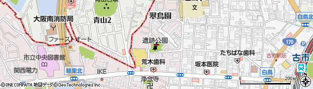 大阪府羽曳野市翠鳥園周辺の地図