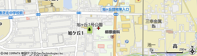 奈良県香芝市上中827周辺の地図