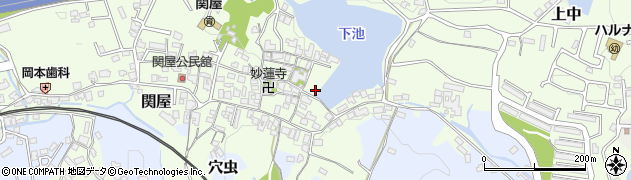 奈良県香芝市関屋1366周辺の地図
