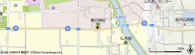 奈良県磯城郡田原本町平田156周辺の地図