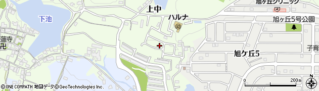 奈良県香芝市上中1230周辺の地図