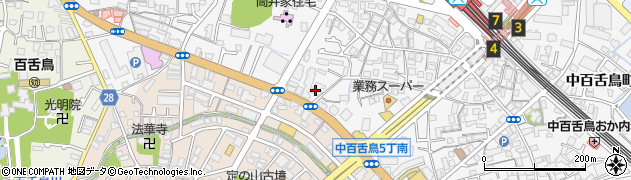 大阪府堺市北区中百舌鳥町4丁621周辺の地図