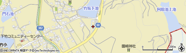 岡山県浅口市金光町下竹1837-3周辺の地図
